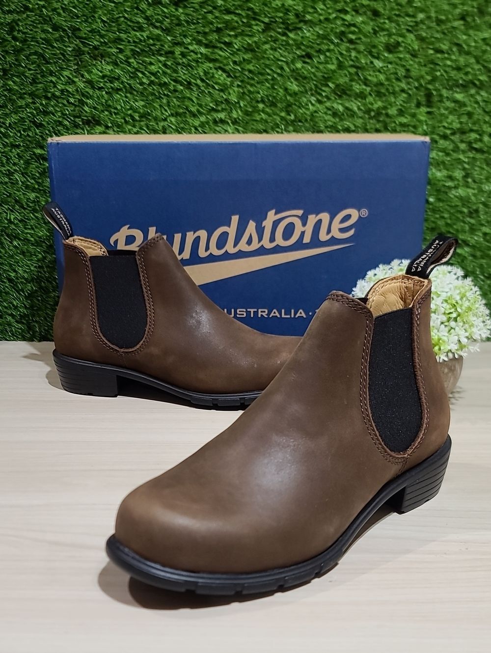 Blundstone 1970 Low Heel Ankle Boots - Antique Brown US Women's 7.5/AUS 4.5 NEW